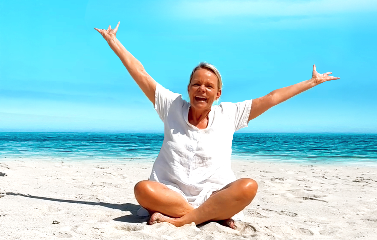 Annett Burmester und Seele ISIE am Strand von Kapstadt – wahre Identität lebend mit purer Lebensfreude